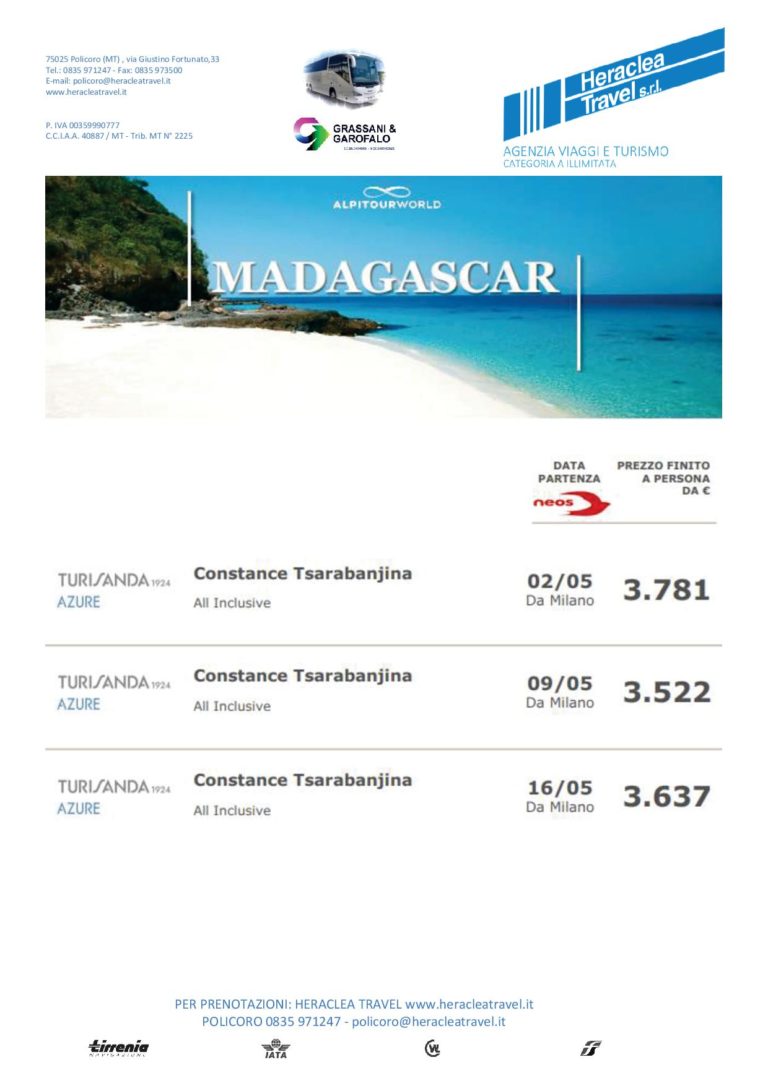 Scopri di più sull'articolo Heraclea – Madagascar