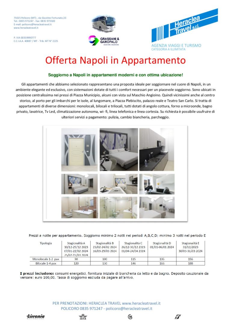 Scopri di più sull'articolo Heraclea – Napoli in Appartamento