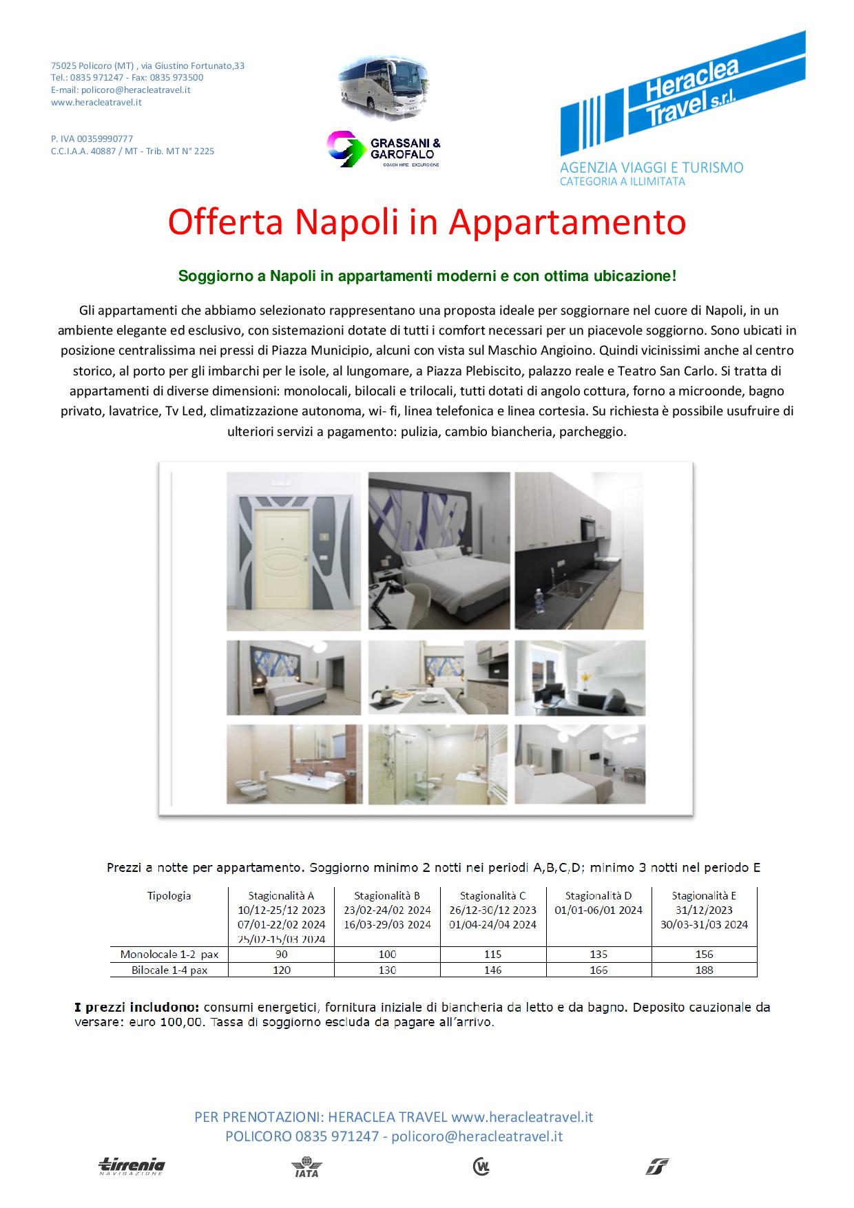 Al momento stai visualizzando Heraclea – Napoli in Appartamento